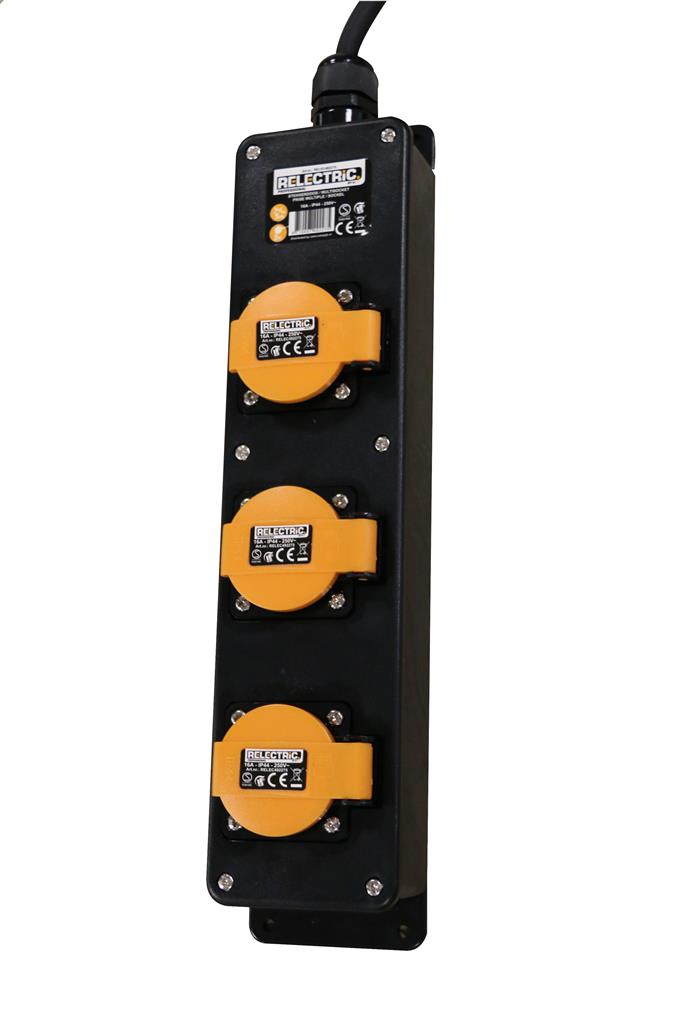 Relectric RELEC492275 PRO продужна трака, 5 метара, трострука, 3 x 1,5 мм