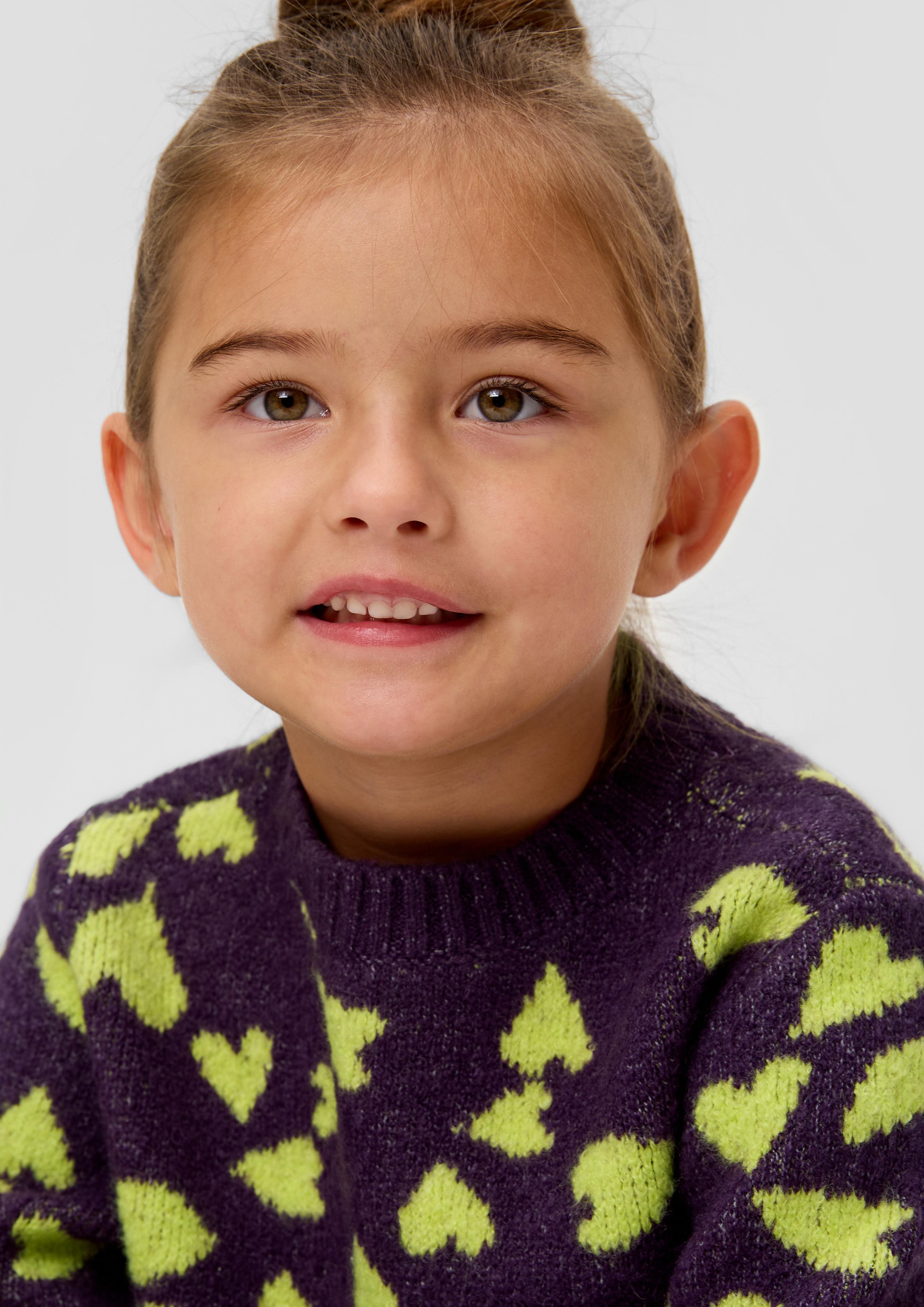 Strickpullover mit Herz-Muster  2133901-48X2