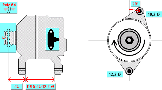 FRIESEN Lichtmaschine Fiat 9040681 - ATU