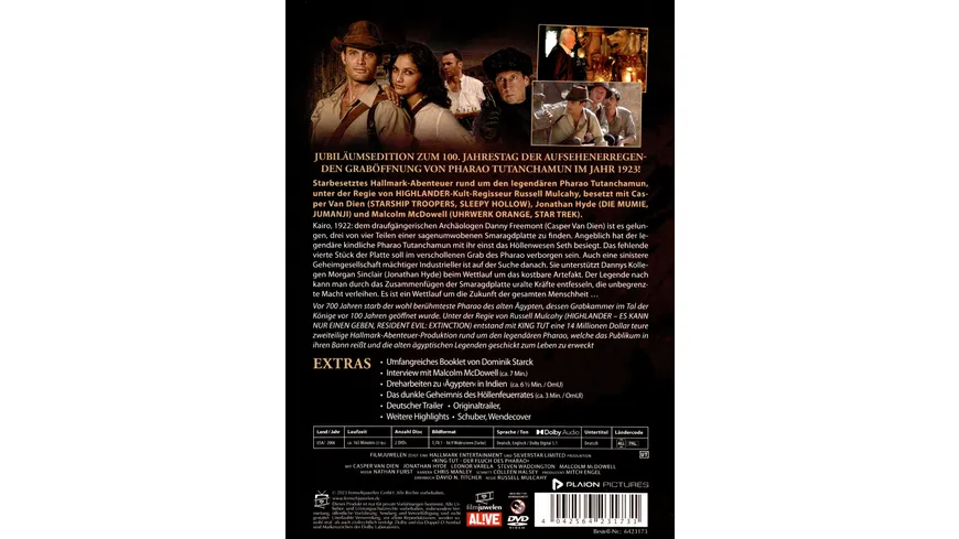 King Tut - Der Fluch des Pharao (Tutanchamun) (Fernsehjuwelen)  [2 DVDs]
