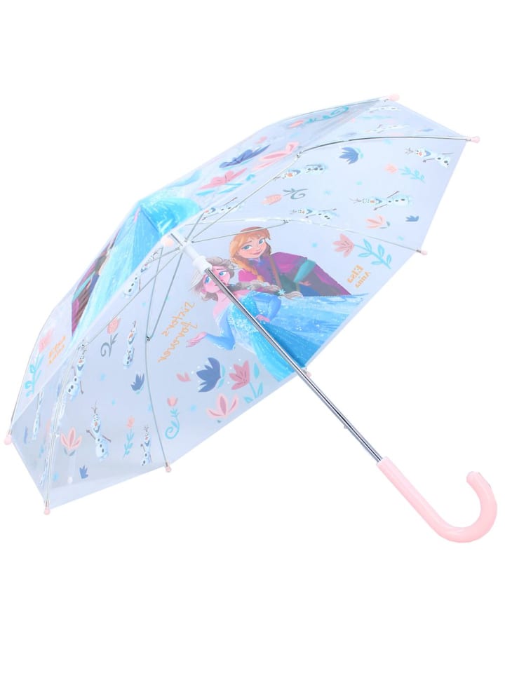 Disney Frozen Stockschirm | rosa & transparent | Disney Frozen | Kinder Regenschirm günstig kaufen onesize