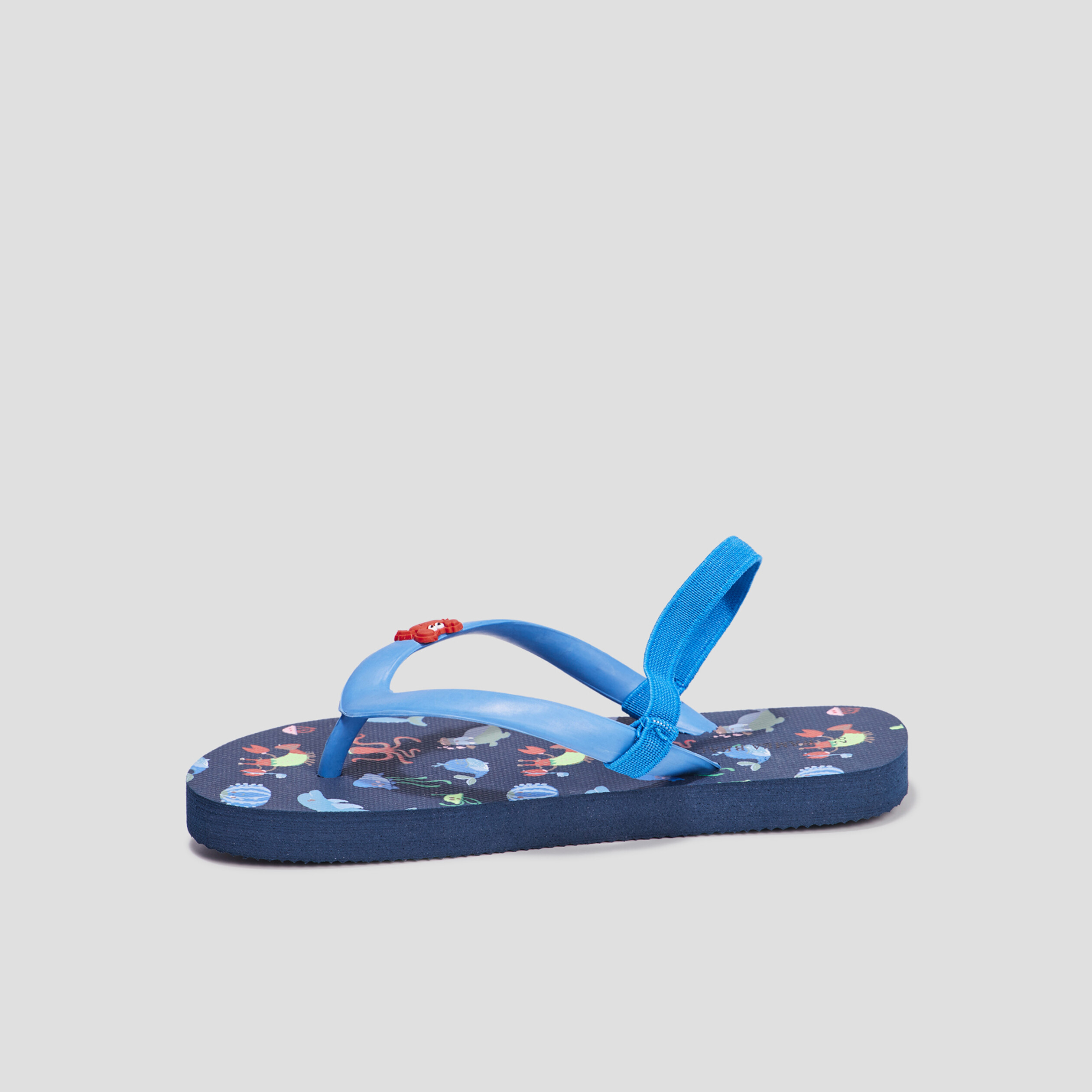 Tongs brides élastiquées Wamea Beach bleu garçon | La Halle