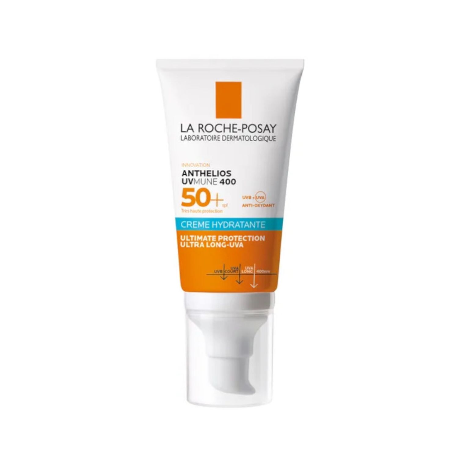 la roche-posay Anthelios UVMUNE 400 Crème Solaire SPF50+ Hydratante Avec Parfum, 50 ml