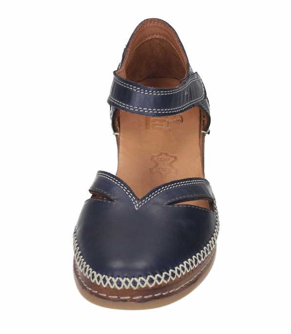 MANITU Keilsandalen blau