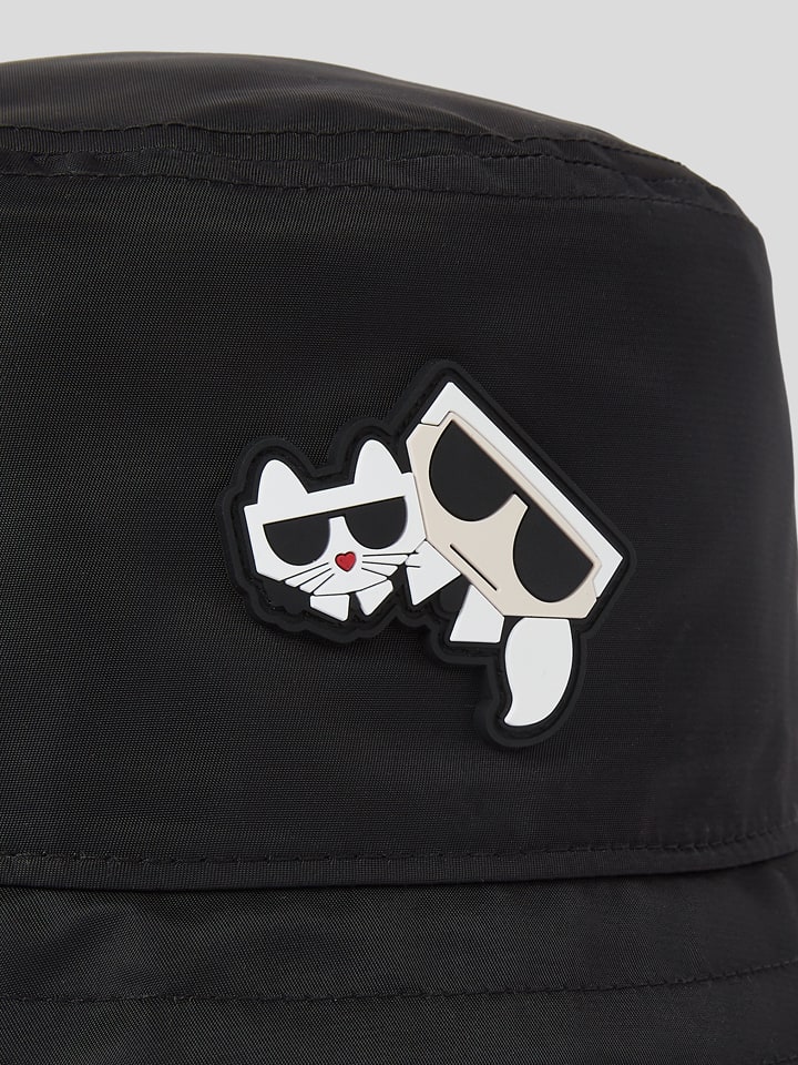 Karl Lagerfeld Fischerhut in Schwarz günstig kaufen onesize