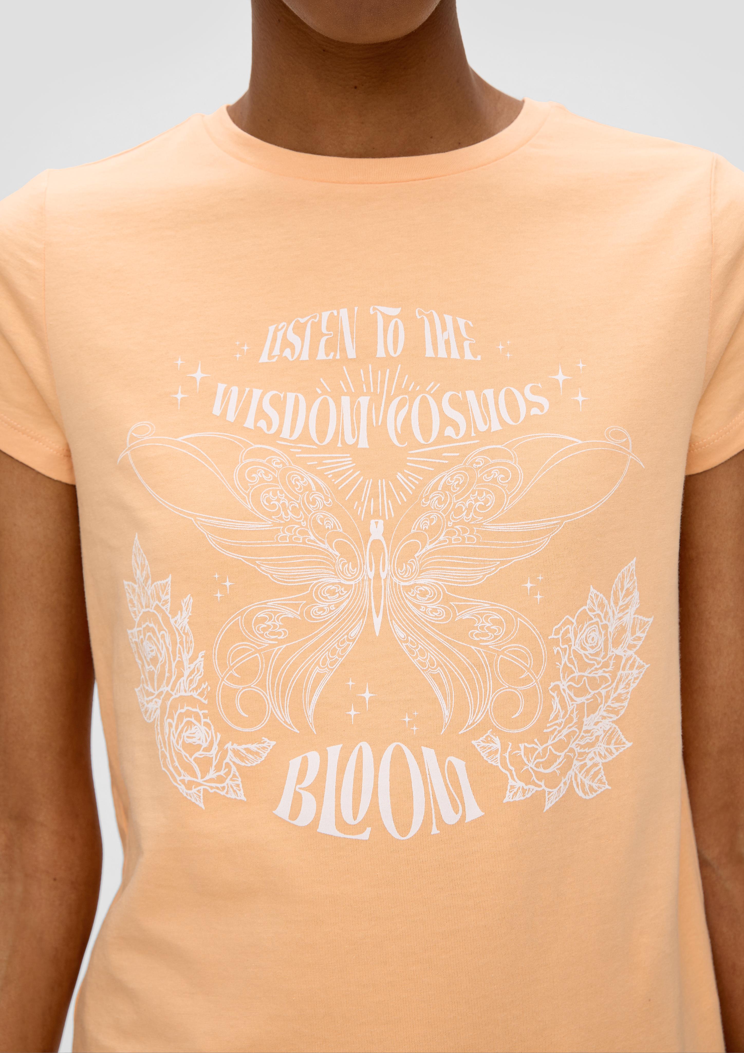 T-Shirt mit Frontprint  2144078-21D0