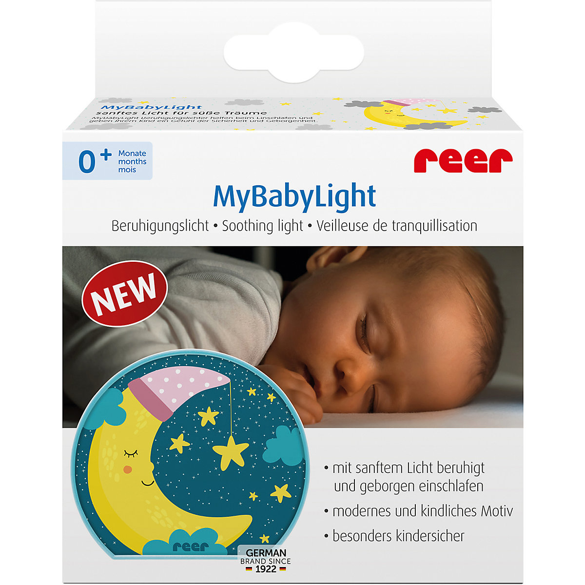 MyBabyLight - Beruhigungslicht - Mond