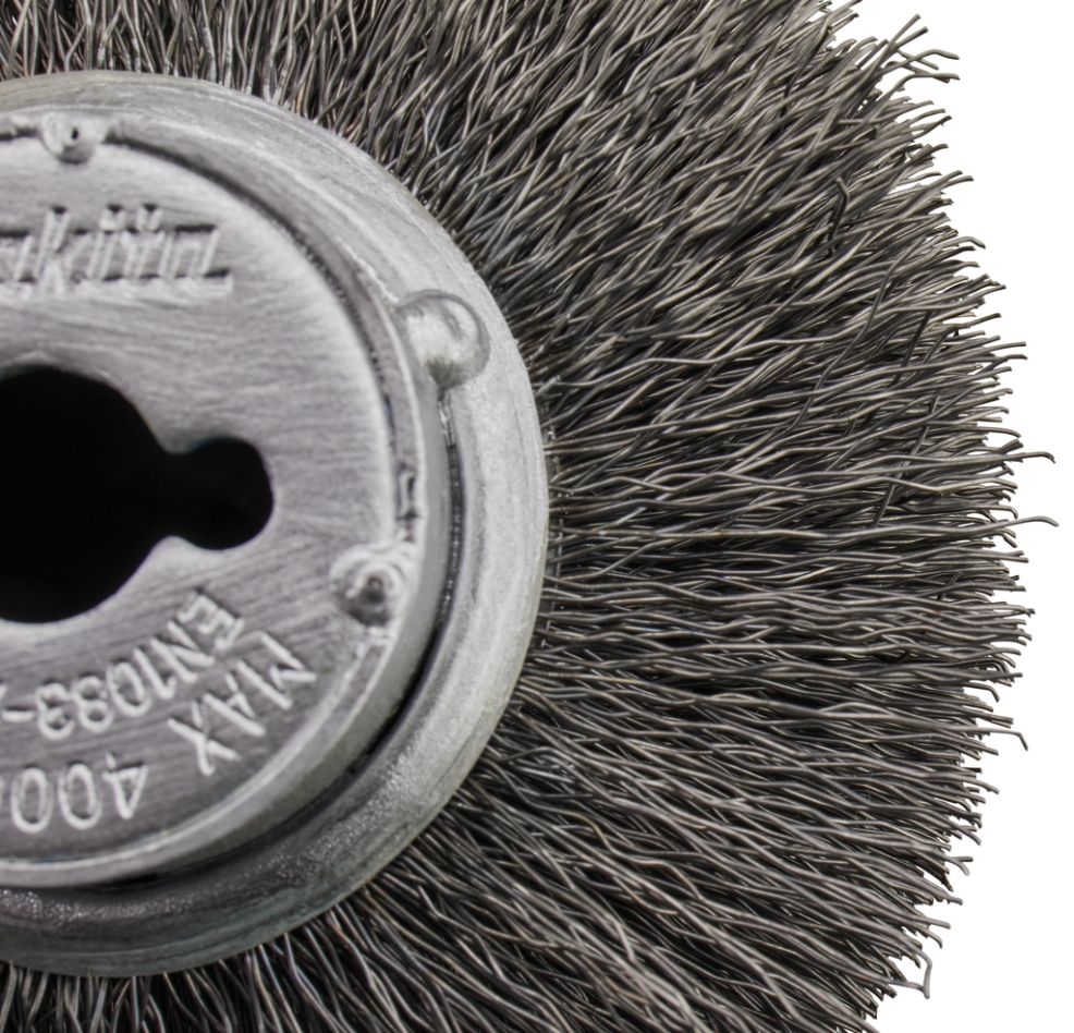 Makita Accessories D-73564 Round brush 100 x 120 mm crimped steel