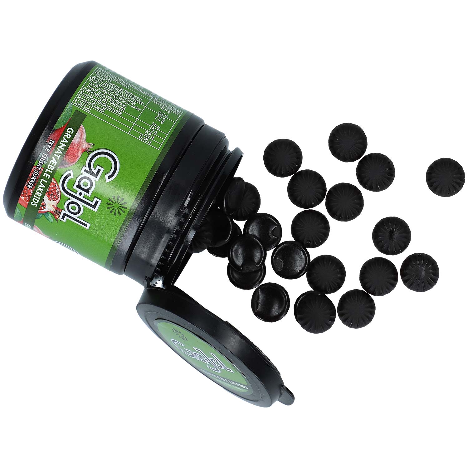 Ga-Jol Granatæble Lakrids zuckerfrei 100g