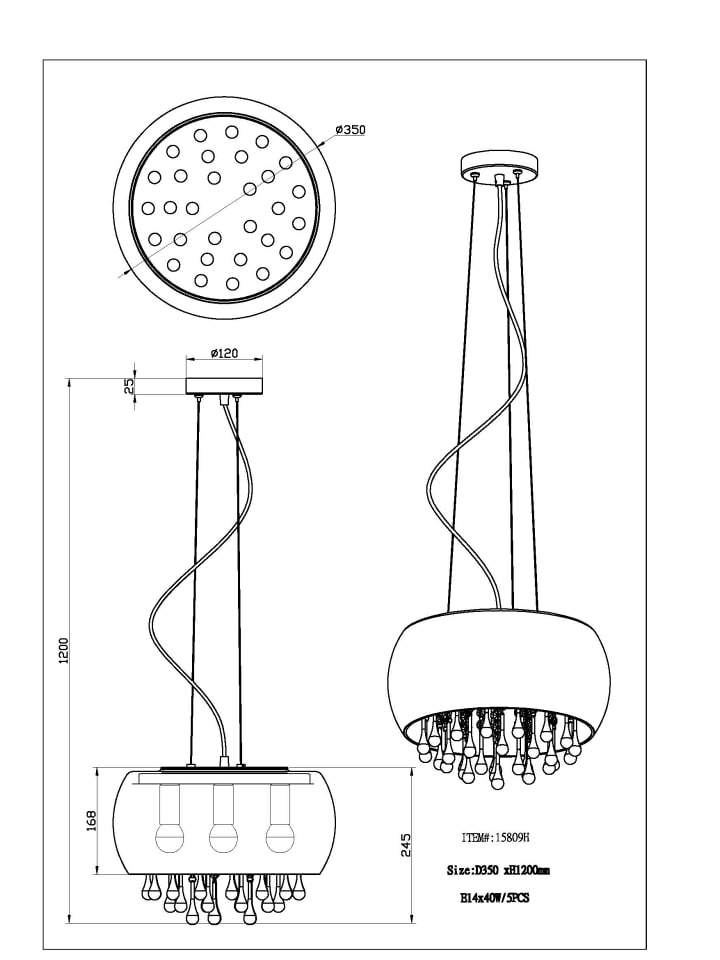 Globo lighting Hängeleuchte 