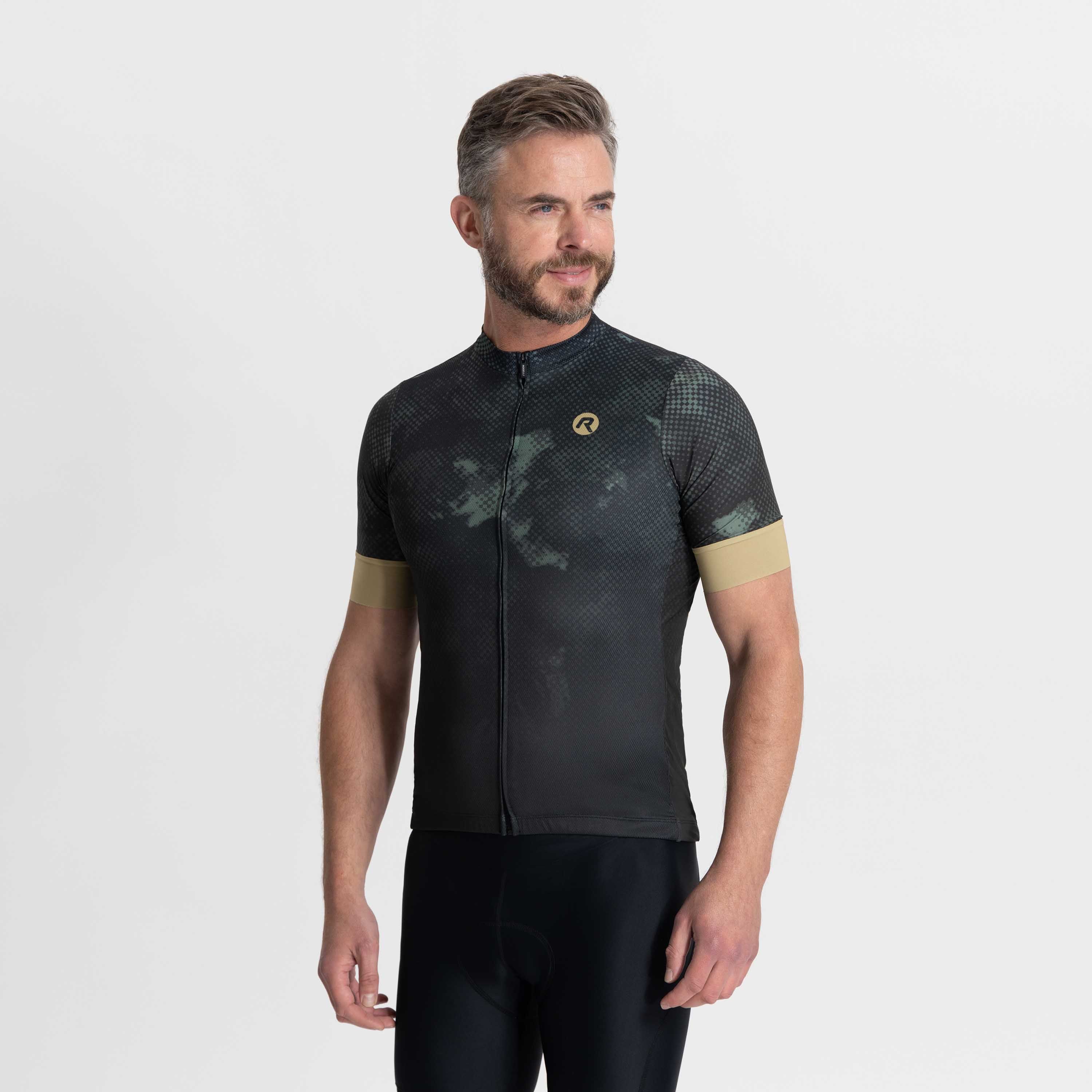 Rogelli Nebula Grün Herren Radtrikot Kurzarm
