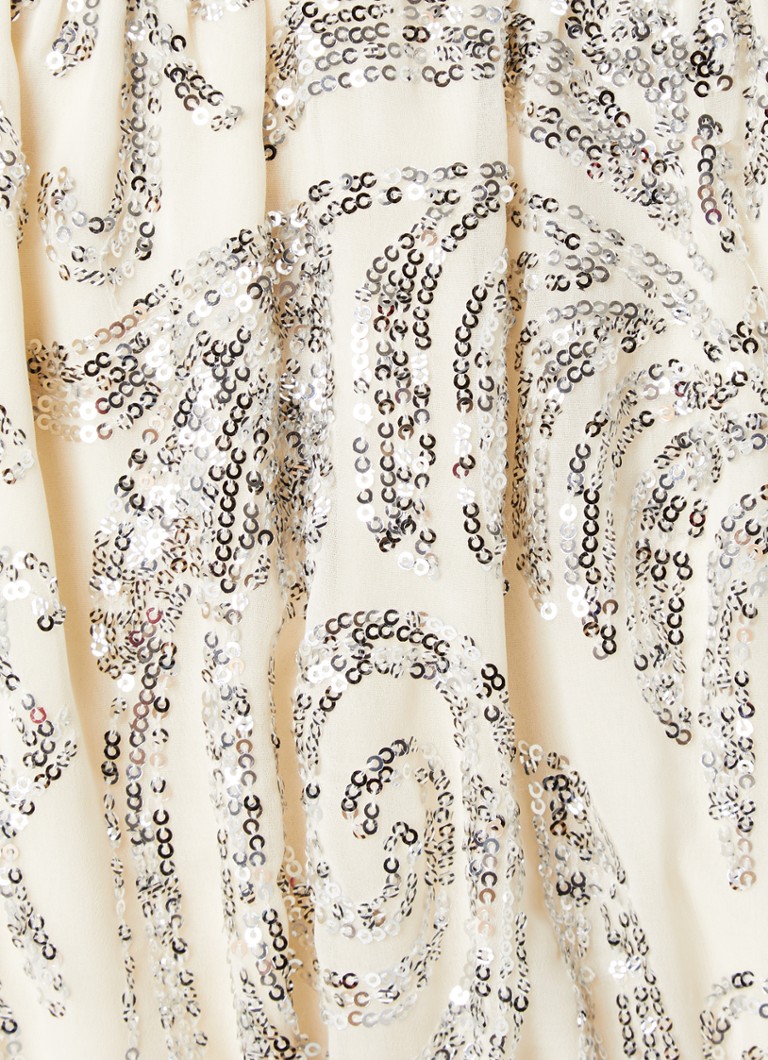 JOSH V Trina mini wrap dress with sequins