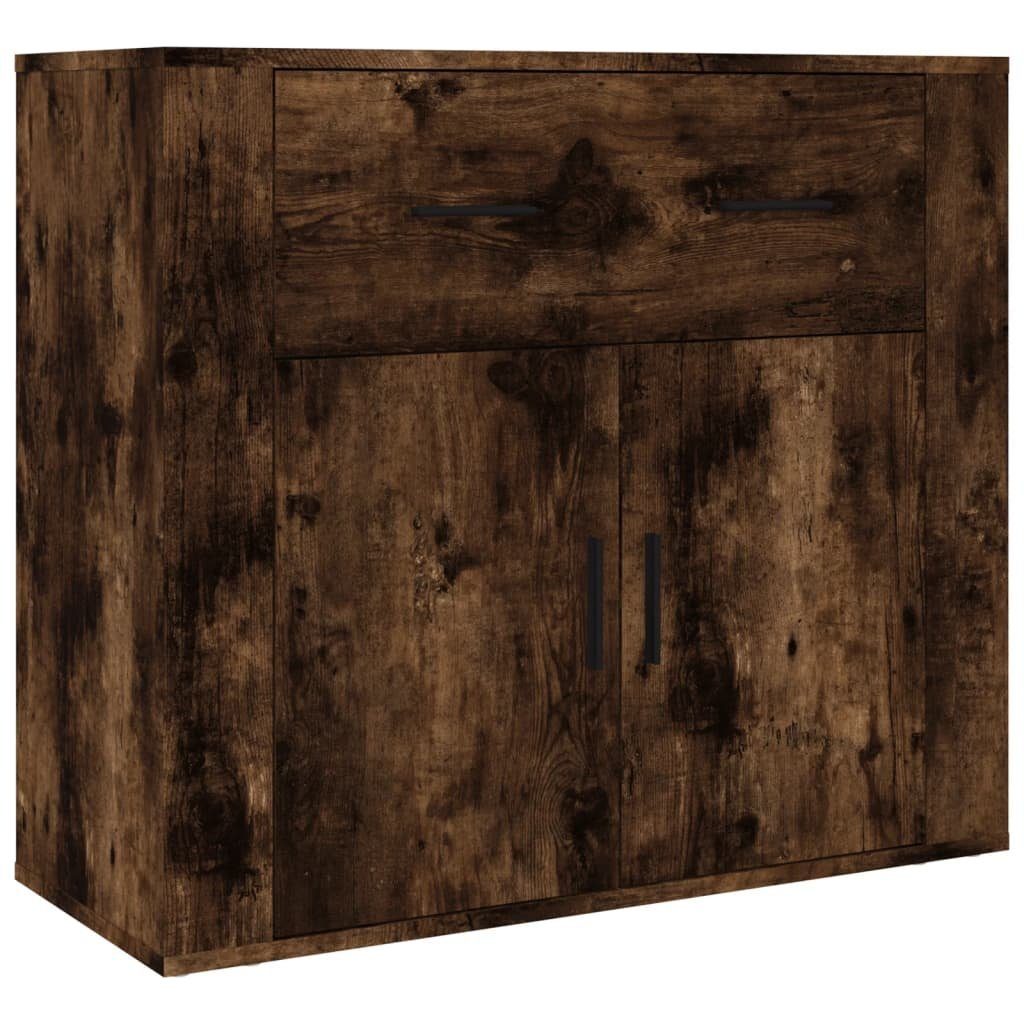 vidaXL Sideboard Highboard Räuchereiche Holzwerkstoff (1 St)
