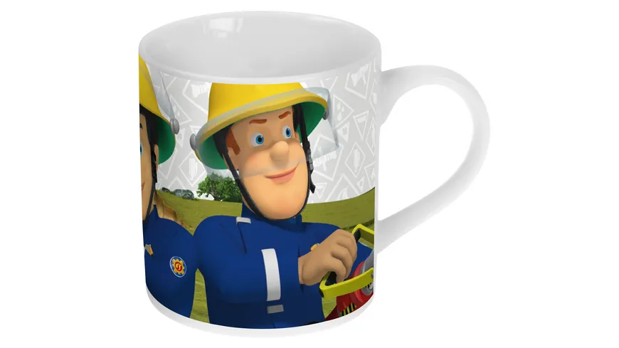 p os Handel - Feuerwehrmann Sam Porzellan Tasse, 1 Stück, sortiert