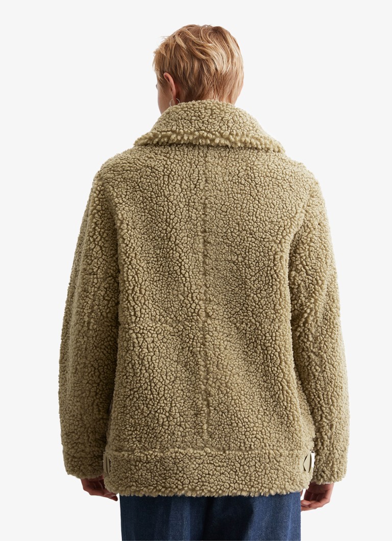 Marc O'Polo Teddy-denimjakke med sidelommer