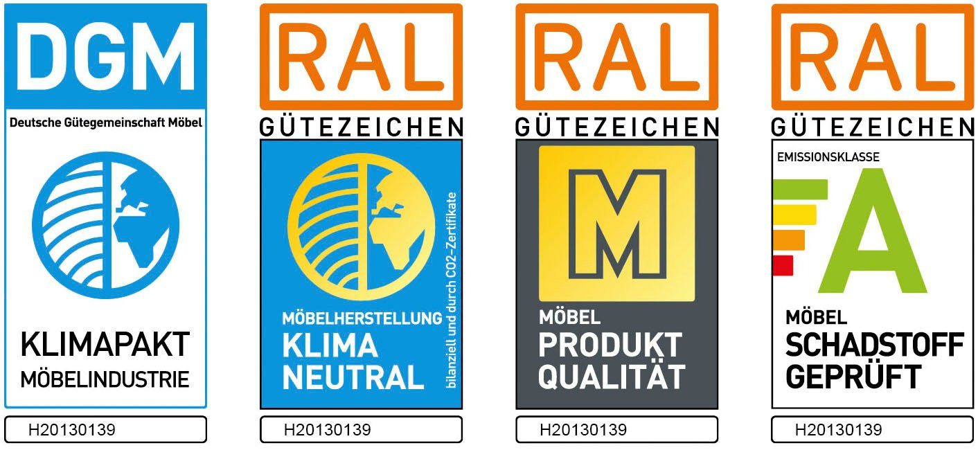 INOSIGN Kopfstütze Bellini, (2 St), 2 Kopfstützen im Set