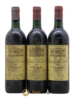 Château le Crock Cru Bourgeois  1985 - Lot de 3 Bouteilles