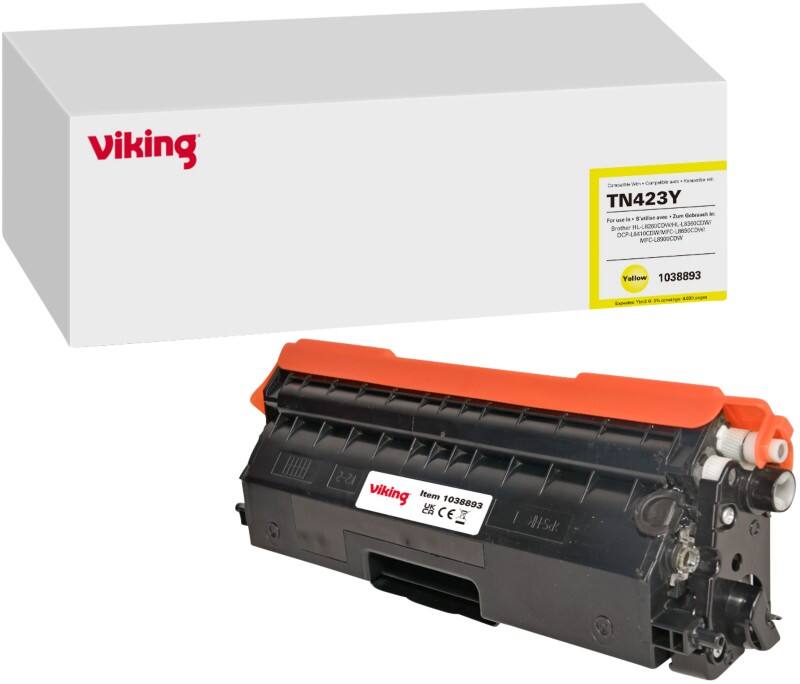 Viking TN-423Y Kompatibel Brother Tonerkartusche Gelb