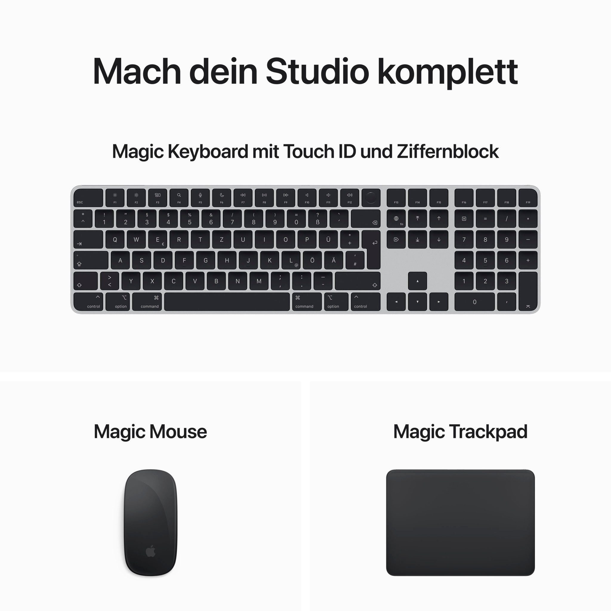 Apple Mac Studio Mini-PC (Apple Apple M2 Max, 38‑Core GPU, 64 GB RAM, 1000 GB SSD, Luftkühlung)