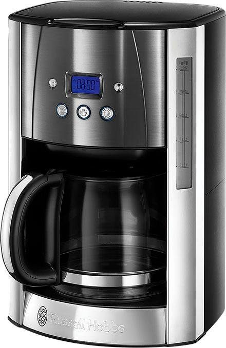 RUSSELL HOBBS Filterkaffeemaschine Luna Moonlight Grey 23241-56, 1,5l Kaffeekanne, Papierfilter 1x4, mit fingerabdruckresistenter Lackierung