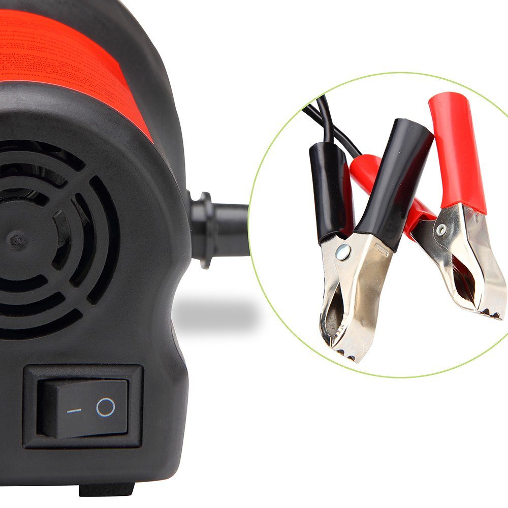 monzana Ölabsaugpumpe Deuba (8-tlg), elektrisch 12V 80 Watt 5l/min Ölpumpe Absaugpumpe Pumpe Dieselpumpe