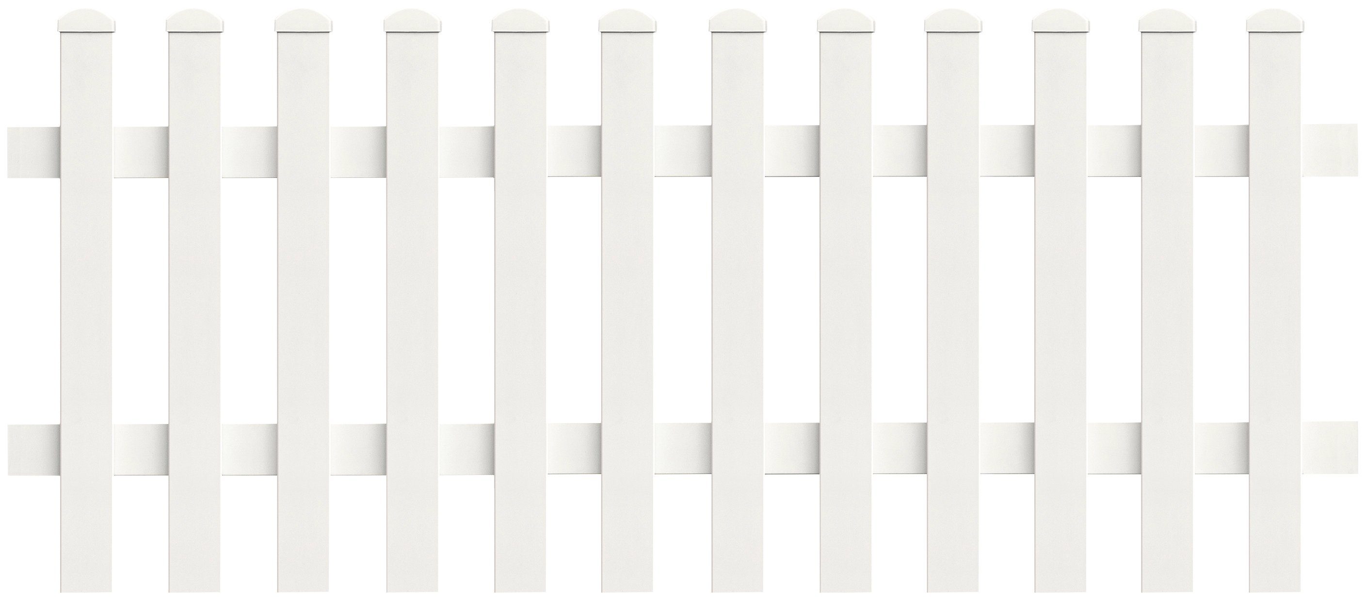 KM Zaun Staketenzaun Triest Z74, LxH: 185x80 cm