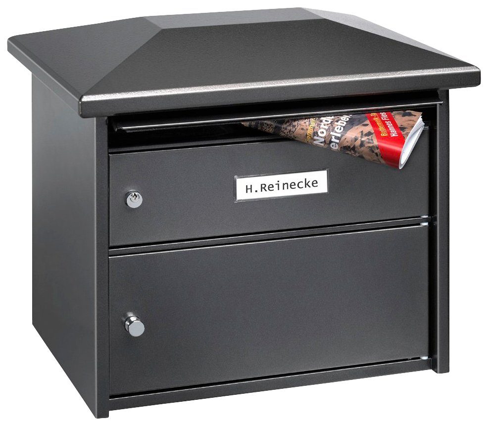 Burg Wächter Briefkasten Europa 732 E, Großraumbriefkasten aus Stahlblech