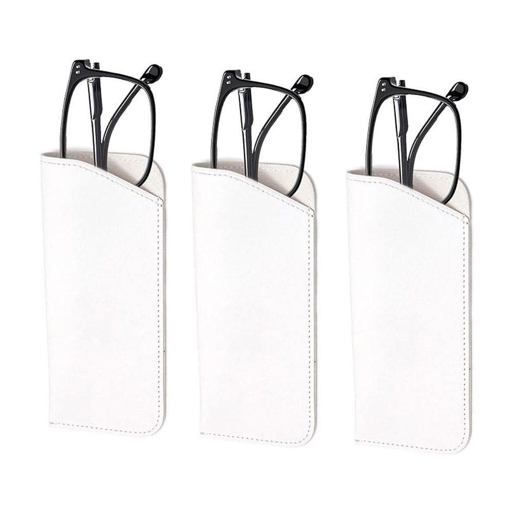 Tian Dee Brillenetui 3 Stück Brillenetui Weich, Cortex Brillenetui, Slip in Pouch Holder