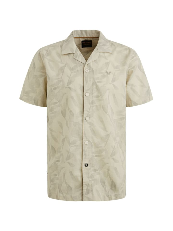 PME Legend Halbarmhemd in bone white günstig kaufen