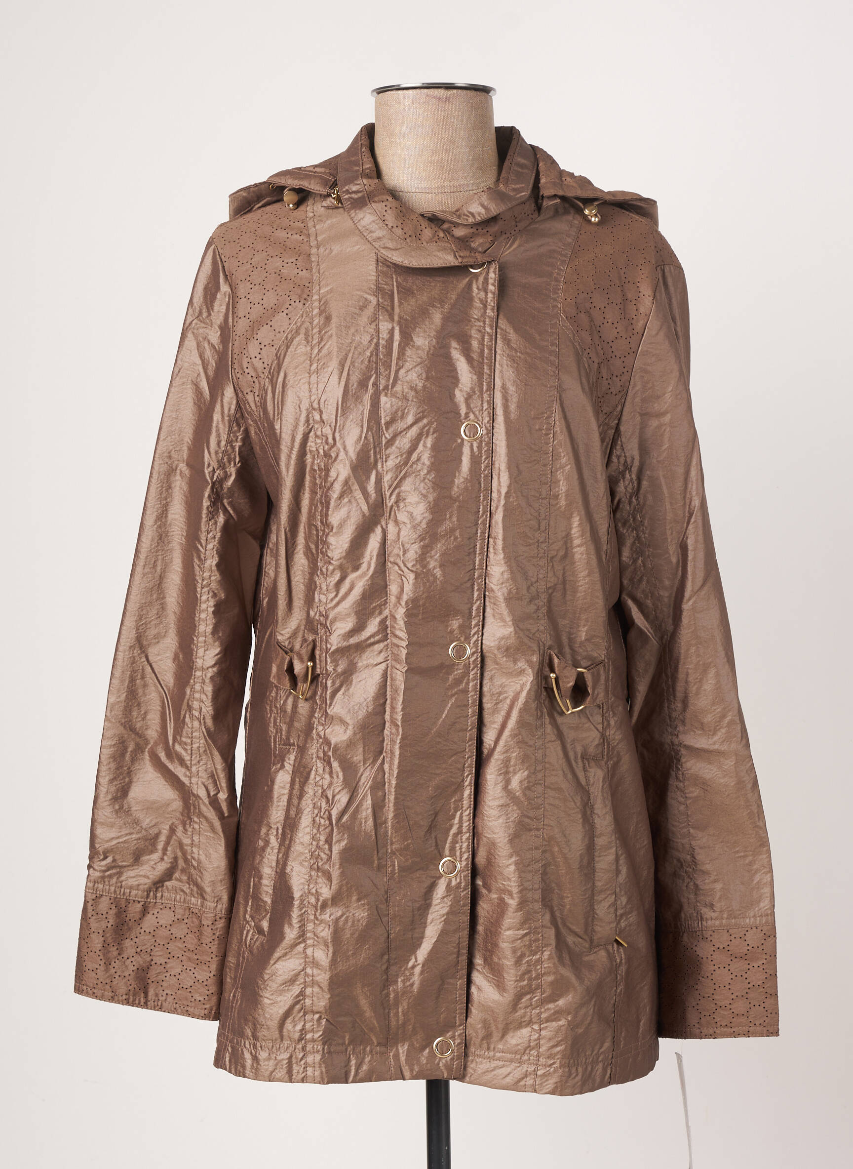 Concept K Impermeables Trenchs Femme couleur marron