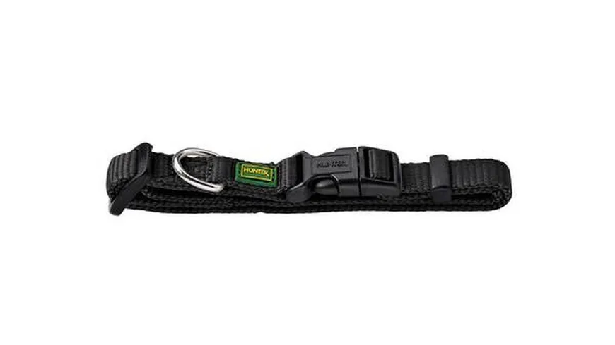 Hunter Hunde Halsung Vario Basic extra breit schwarz Größe: XS