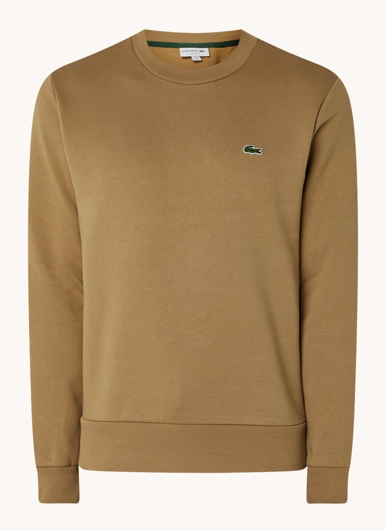 Maglione Lacoste con logo ricamato