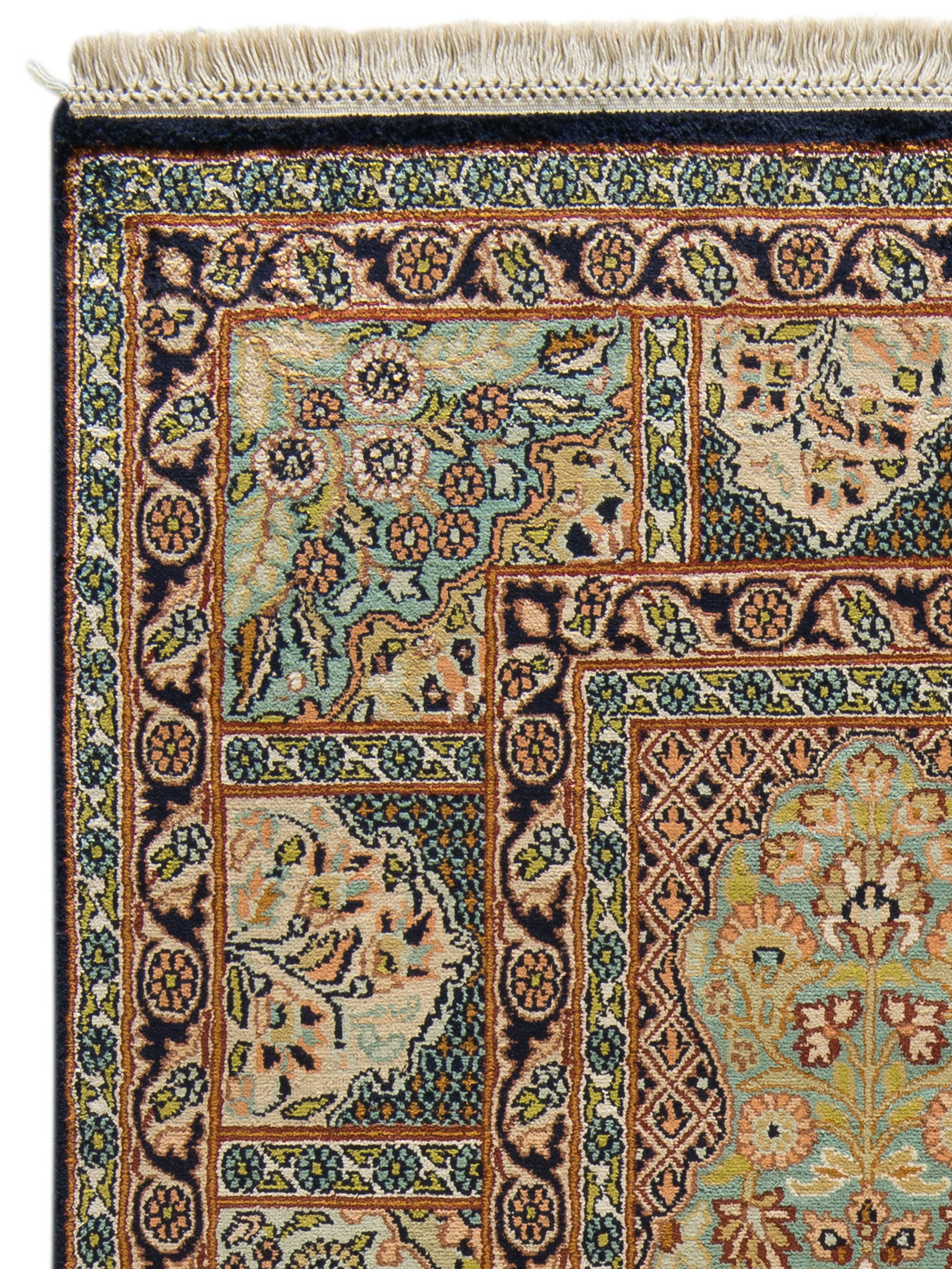 Kaschmir Seide 18/18 ca. 158 x 214 cm, Unikat / Einzelstück