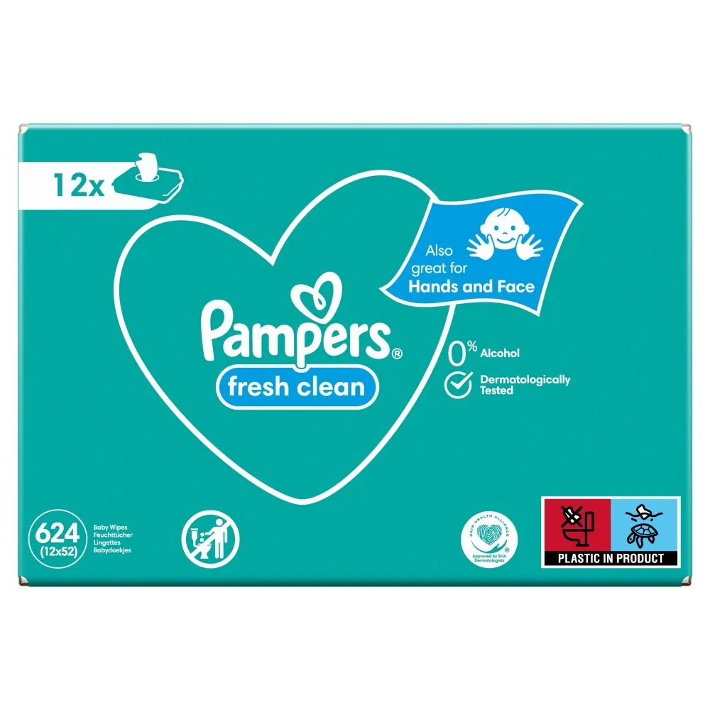 Pampers Fresh Clean vlažne maramice za bebe