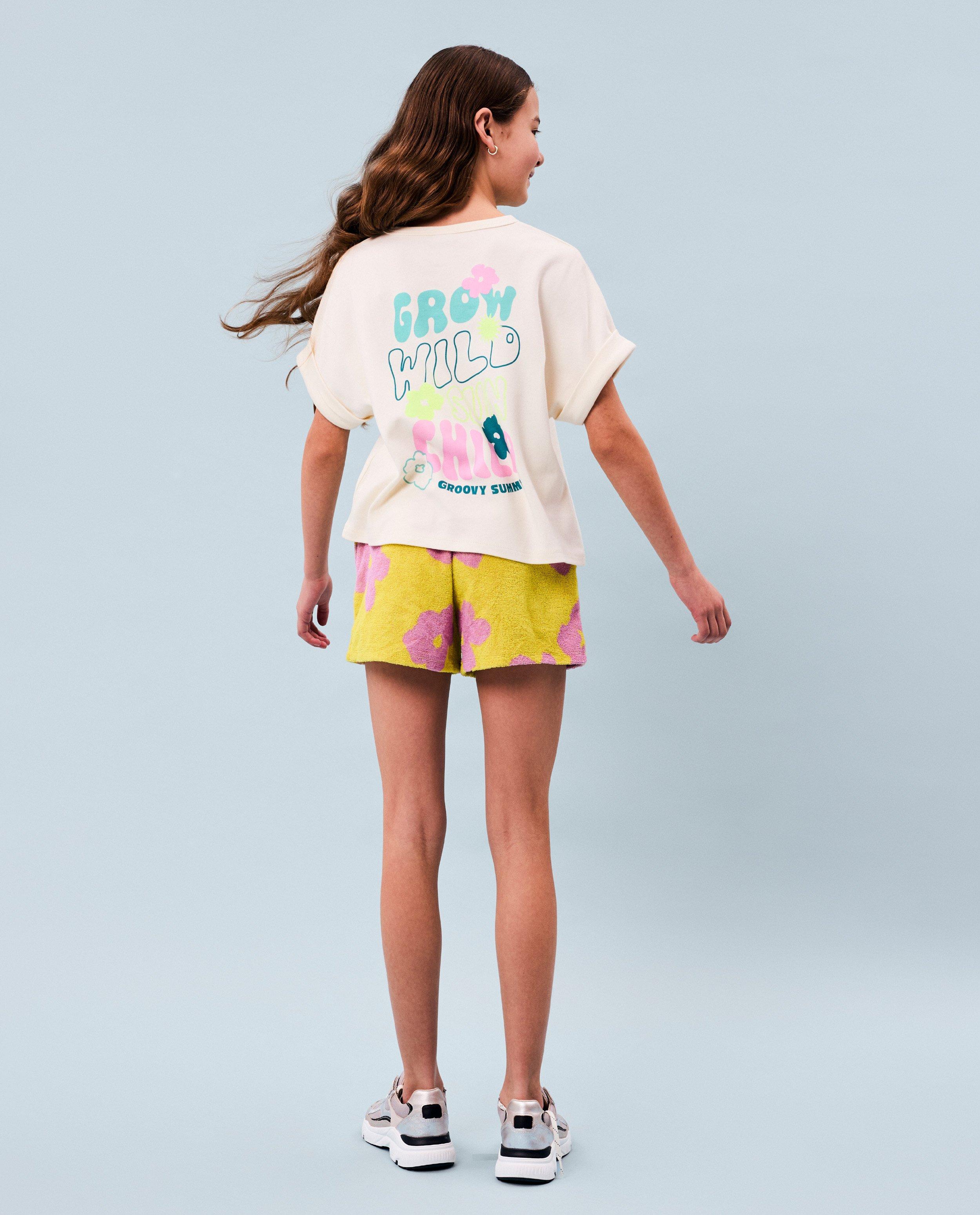 Tricou CKS cu imprimeu alb pe spate