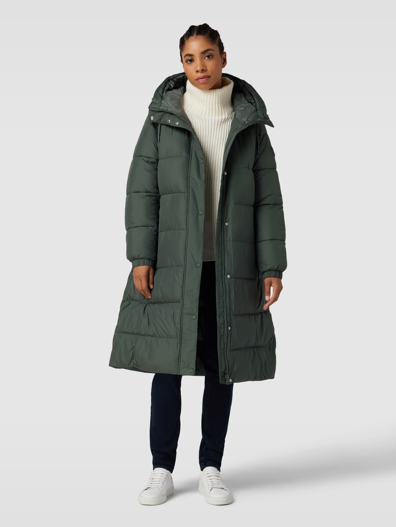 Steppjacke mit seitlichen Reißverschlusstaschen in bottle