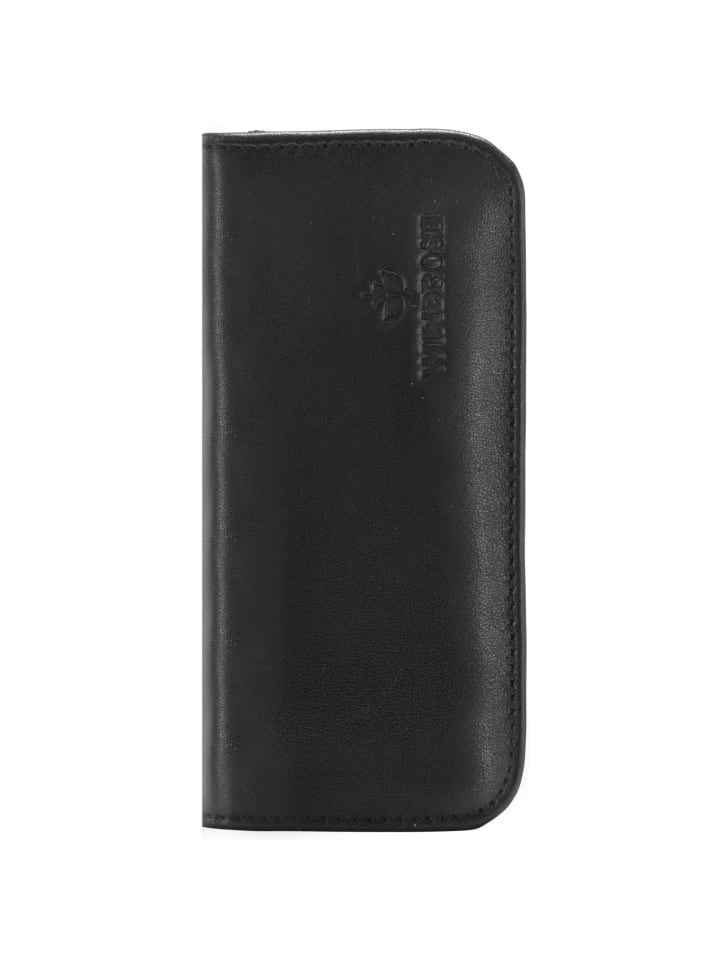 Windrose Nappa Manicure-Set 14 cm Leder in schwarz günstig kaufen onesize