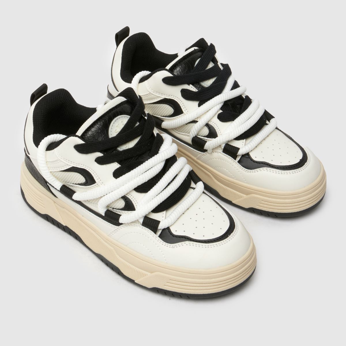 Steve Madden – Boomer – Vita, flerfärgade skateskor