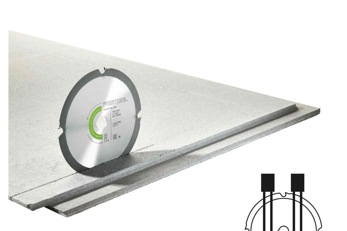 Festool priedai 205769 deimantinis diskinis pjūklo diskas abrazyvinėms medžiagoms DI 168x1.8x20 F4