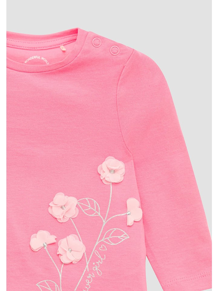 s.Oliver T-Shirt langarm in Pink günstig kaufen