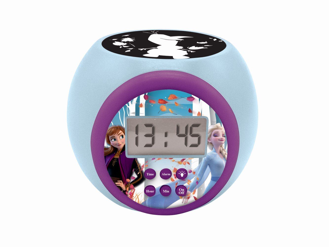 Lexibook® Kinderwecker  Frozen Projektions Wecker LED Farbwechsel Timerfunktion Elsa