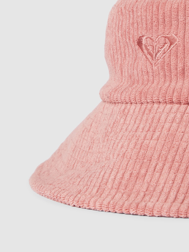 Bucket Hat mit Label-Stithcing Modell 'DAY OF SPRING' in rosa