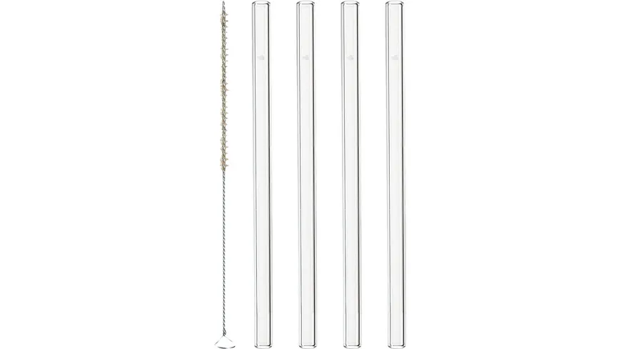 LEONARDO Glastrinkhalme 15cm