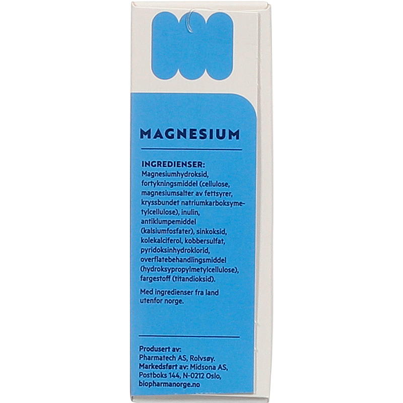 Biopharma Magnesium 120 stk Biopharma