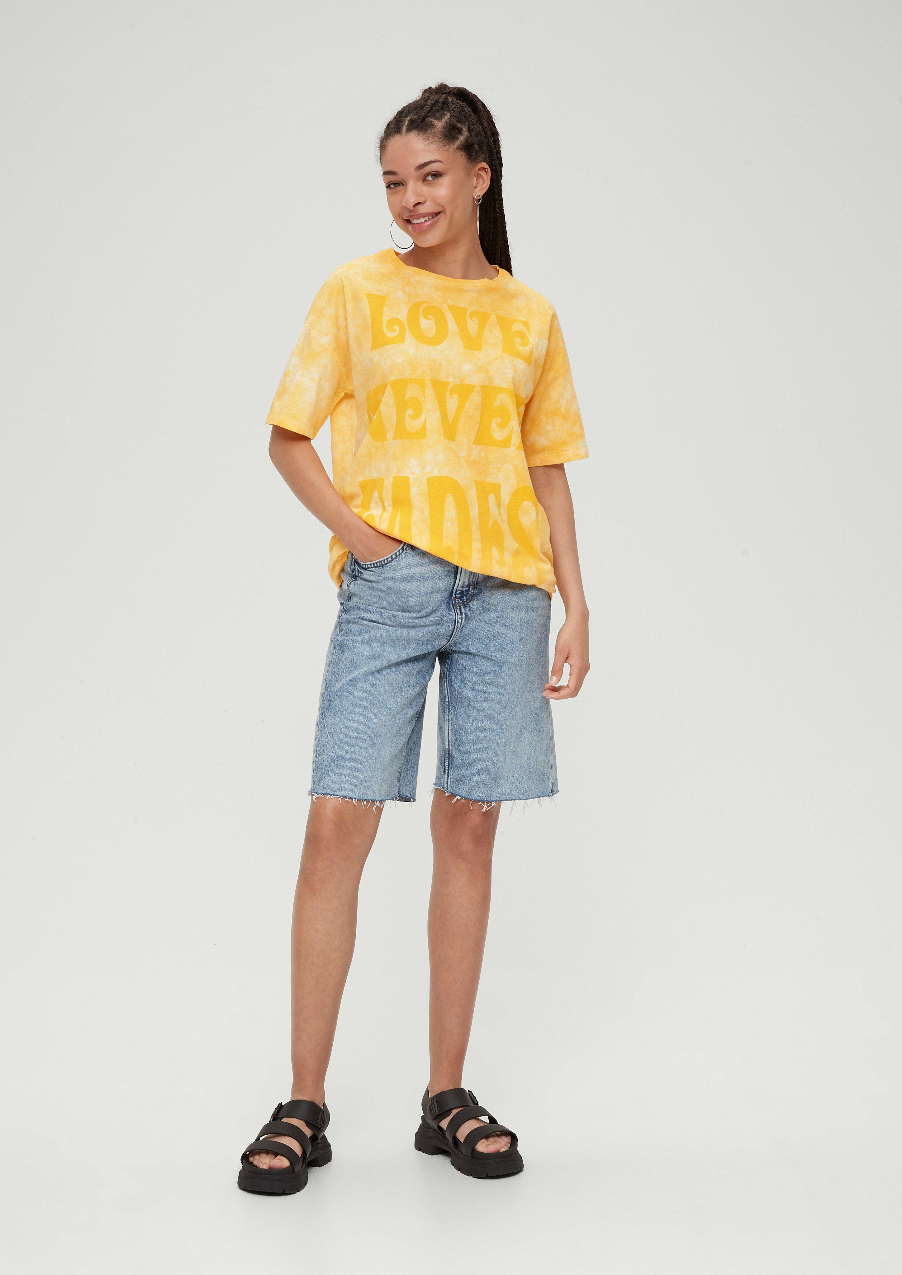 Batikshirt mit Statement-Print  2131287-02D0