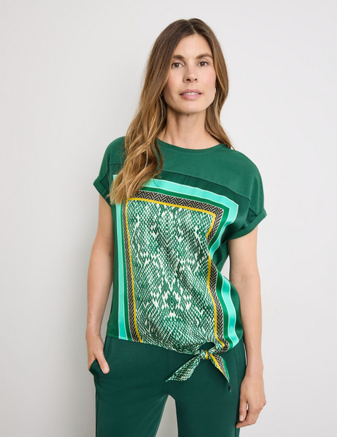 Blusenshirt mit Knotendetail