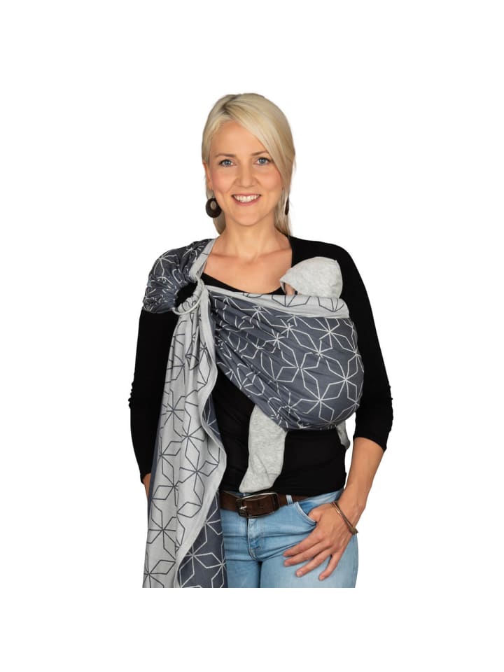 Hoppediz Babytragetuch Ring-Sling kbA in Malmö denim günstig kaufen 70 x 200 cm