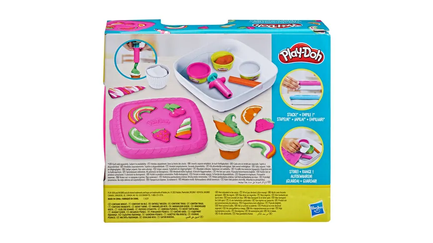 Hasbro - Play-Doh Knetboxen für unterwegs, 1 Stück, sortiert
