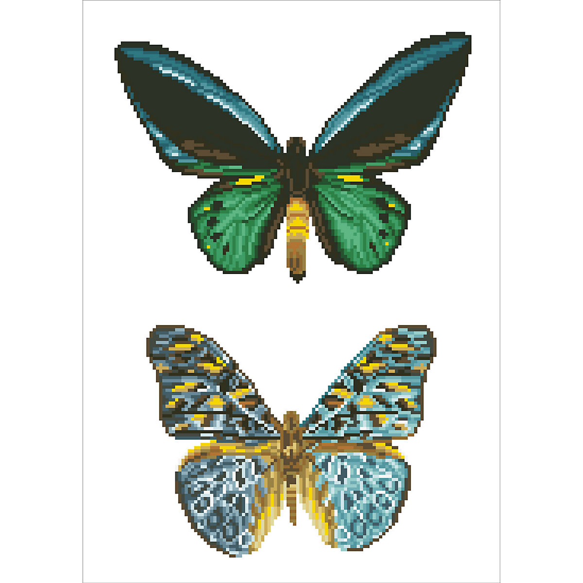 DIAMOND DOTZ® Original Diamond Painting "Antique Butterflies“ 37 x 51,5 cm ab 8 Jahren (DD9.064)