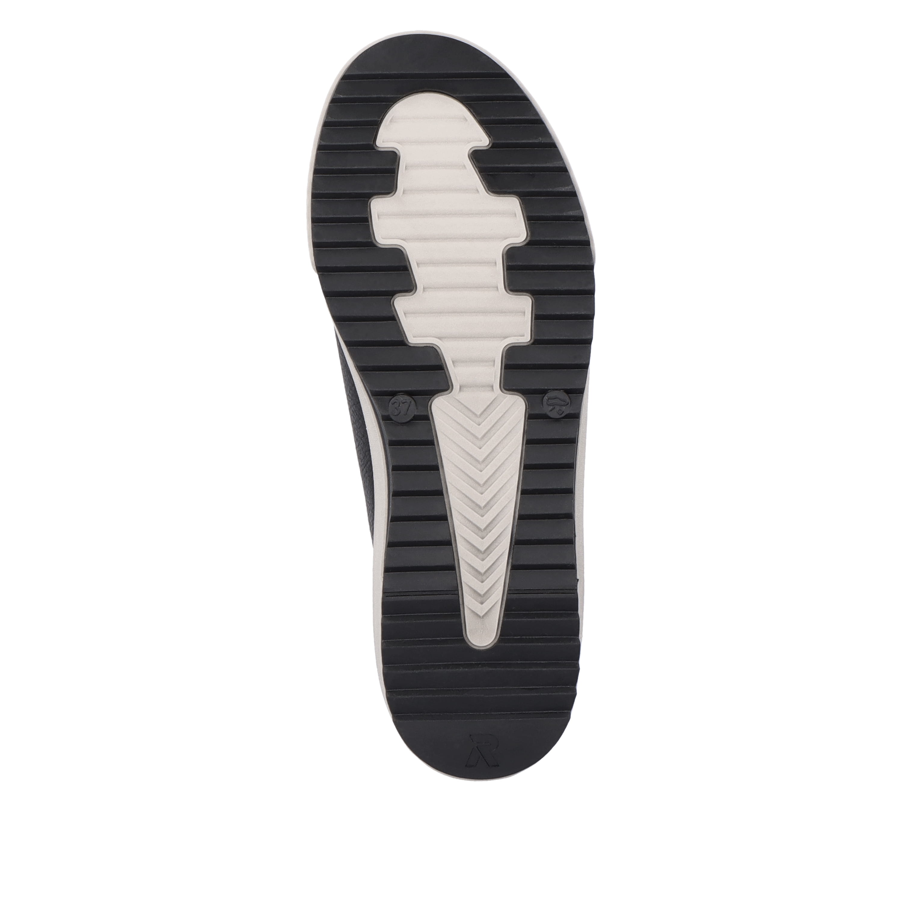 Rieker Damen Sneaker High steel black